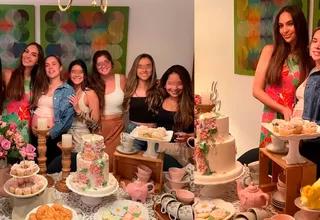 Natalie Vértiz organizó tierno baby shower para Ale Venturo junto a sus amigas más cercanas