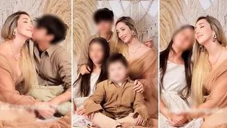 Romina Gachoy se luce con hijos de Angie Jibaja en tierna sesión de fotos