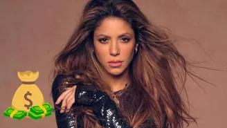 Shakira factura 18 millones de euros gracias a sus últimos lanzamientos musicales.
