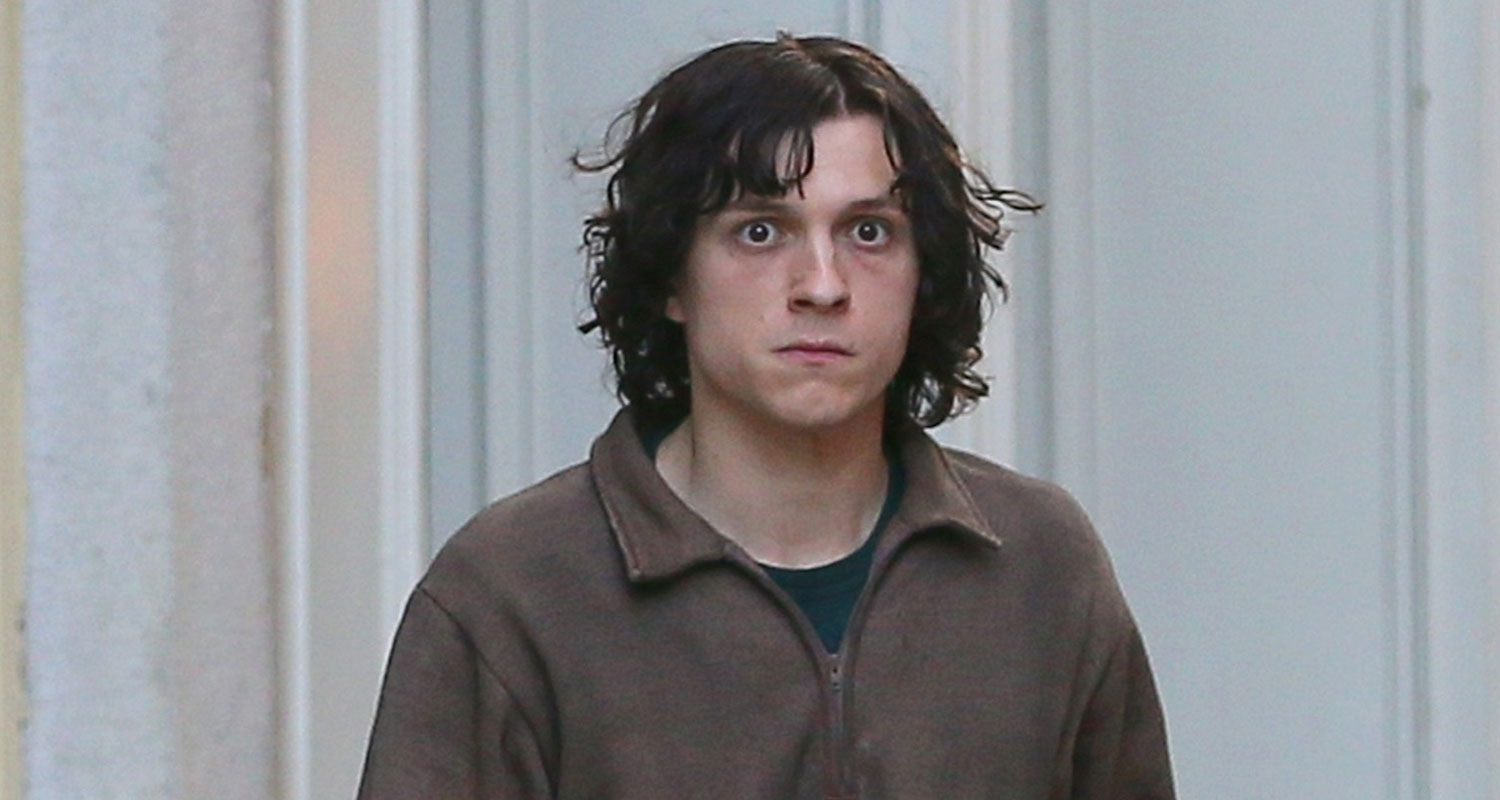 Tom Holland films a scene for 'The Crowded Room' in New York City ...