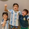 Argentina campeón de la Copa América: El festejo de los hijos de Messi se volvió viral