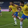 Brasil venció 2-1 sobre el final a Colombia por la Copa América 2021