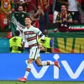 Cristiano Ronaldo marcó un doblete en goleada 3-0 de Portugal ante Hungría