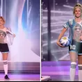 Diego Maradona: Miss Argentina homenajeó al &#39;Pelusa&#39; en el Miss Universo