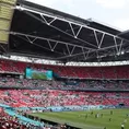 Eurocopa: Un espectador en estado grave al sufrir una caída en las gradas de Wembley