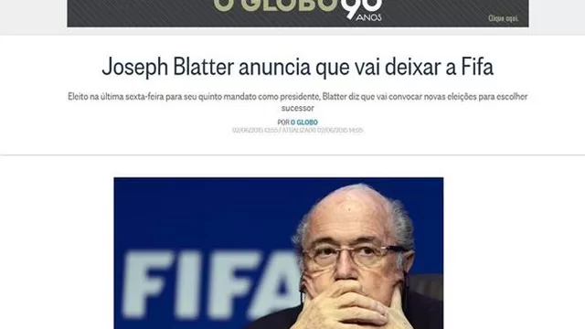 Joseph Blatter: Así informaron los medios sobre su renuncia a la FIFA-foto-6
