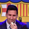 Messi se despidió entre lágrimas de un Barcelona en el que se imaginaba toda la vida