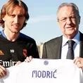 Modric: &quot;He cumplido mi sueño de jugar en el Real Madrid&quot;