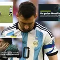 Las portadas mundiales de la derrota argentina