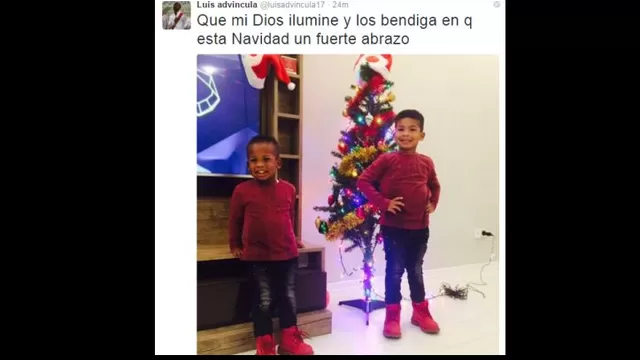 Luis Advíncula y el tierno saludo de Navidad en su cuenta de Twitter-foto-2