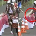 Tokio 2020: Atleta en el ojo de la tormenta por tumbar botellas de agua en la maraton masculina