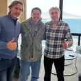 Gianluca Lapadula se reunió con Ricardo Gareca y Néstor Bonillo en Italia