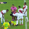Perú vs. Brasil: Christian Ramos se ganó la tarjeta amarilla tras falta a Neymar