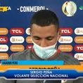 Sergio Peña rompió en llanto en entrevista tras victoria ante Colombia