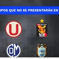 Alianza Lima, Universitario y seis clubes más no participarán de la Liga 1 - 2023