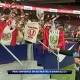  Perú vs. Marruecos: Hinchas arman la fiesta en el estadio del Atlético de Madrid