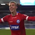Oliver Sonne anotó en el triunfo del Silkeborg en la Copa de Dinamarca
