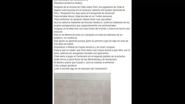 Hinchas uruguayos se pronunciaron a través de Facebook.-foto-2