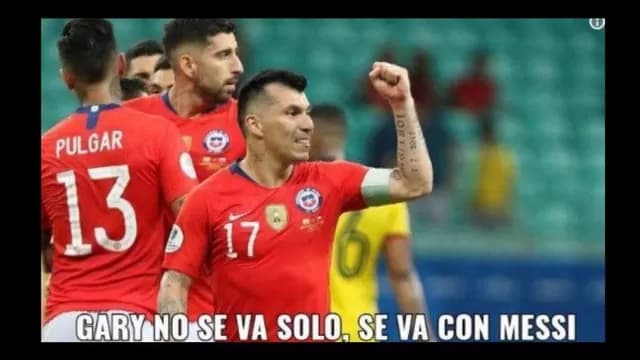 Divertidos memes del encontronazo entre Messi y Gary Medel.-foto-9