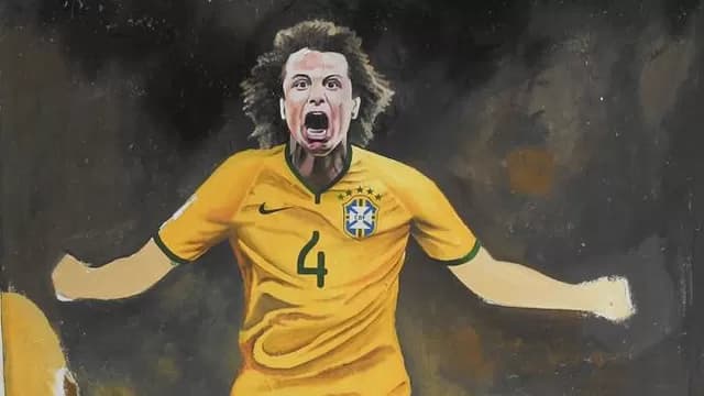 El golazo de tiro libre de Davi Luiz ante Colombia-foto-1