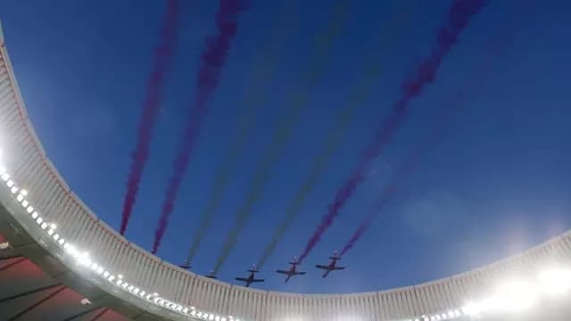 Atlético Madrid inauguró el Wanda Metropolitano en presencia del rey de España-foto-7
