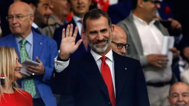 Atlético Madrid inauguró el Wanda Metropolitano en presencia del rey de España-foto-8