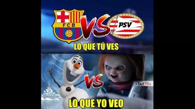 Barcelona goleó 4-0 al PSV en la Champions pero no se salvó de los memes-foto-5