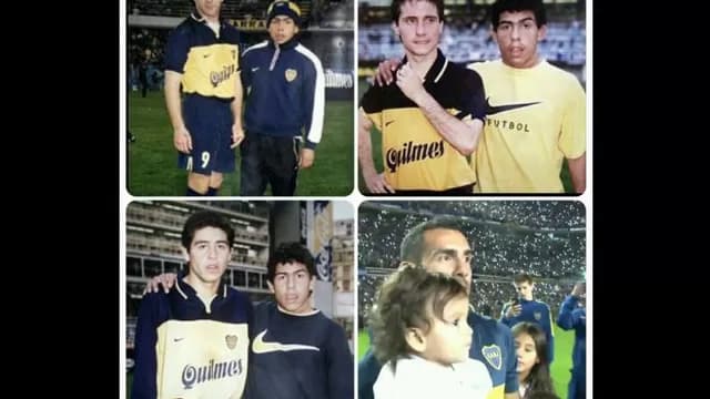 Carlitos saluda a la barra de Boca. (Twitter)-foto-2