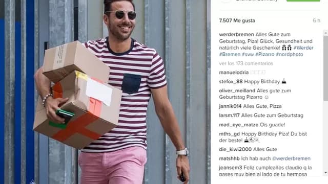 Claudio Pizarro cumple hoy 38 años y así lo saludó el Werder Bremen-foto-2