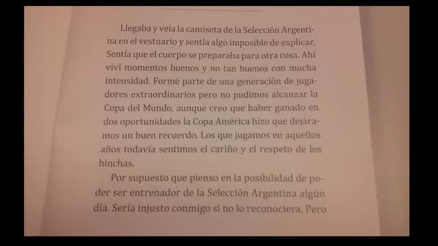 Simeone en la presentación de su libro.-foto-2