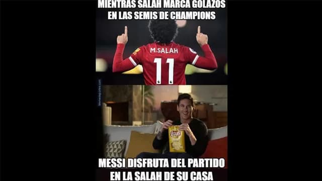 Memes del Liverpool ante Roma. Fuente: Meme deportes / Twitter-foto-2