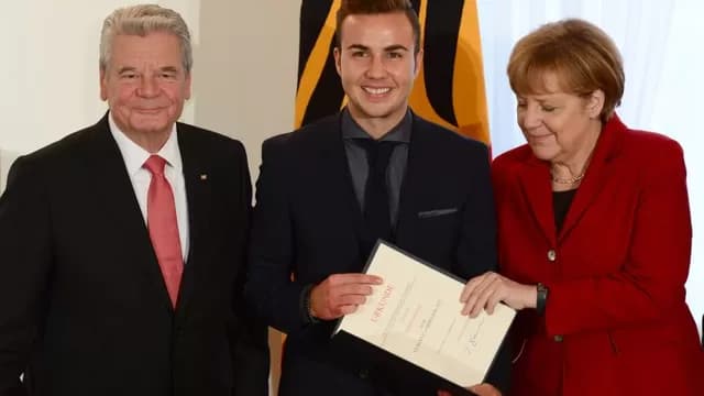 Presidente alemán entregó galardón a selección campeona en Brasil 2014-foto-3