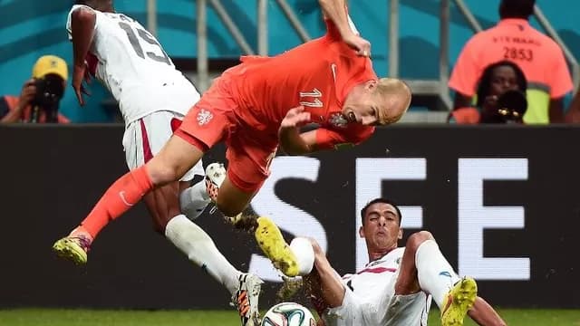 Vea las mejores imágenes del vibrante encuentro entre Holanda y Costa Rica-foto-11