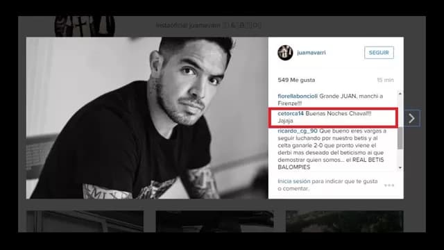 Pizarro vaciló al 'Loco' en Instagram.-foto-2