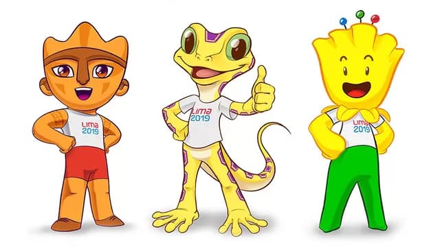 Estas son los tres diseños finalistas para la mascota oficial de los Panamericanos 2019.-foto-1