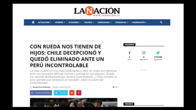 Perú goleó 3-0 a Chile en la Copa América y así reaccionó la prensa mapochina-foto-4