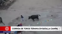 Ayacucho: Corrida de toros desató una batalla campal de violencia 