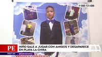 Chorrillos: Niño desapareció en playa La Chira tras salir a jugar con amigos