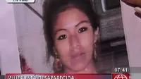 Familia busca a joven desaparecida hace ocho meses en Villa El Salvador