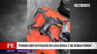 La Molina: Sujetos fingieron ser invitados en una boda para robar dron