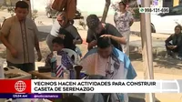 Los Olivos: Vecinos realizan actividades para construir caseta de Serenazgo