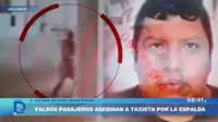 San Juan de Miraflores: Conductor alquiló taxi por primera vez y terminó asesinado