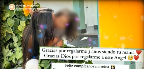 Samahara Lobatón celebró el cumpleaños de su pequeña hija. Foto: América Hoy