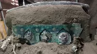 Pompeya: Arqueólogos descubren una excepcional carroza ceremonial en las ruinas romanas