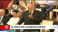 Los 100 años de Luis Bedoya Reyes: conoce la biografía del líder del PPC