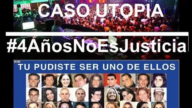#4AñosNoEsJusticia: Indignación en redes sociales por sentencia en el caso Utopía