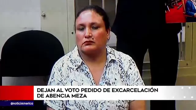 Abencia Meza: Dejan al voto recurso de nulidad contra sentencia de 30 años de cárcel