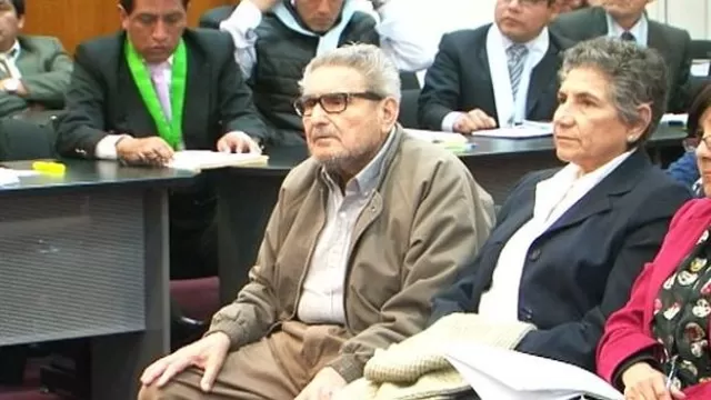 Abimael Guzmán, cabecilla de Sendero Luminoso. 