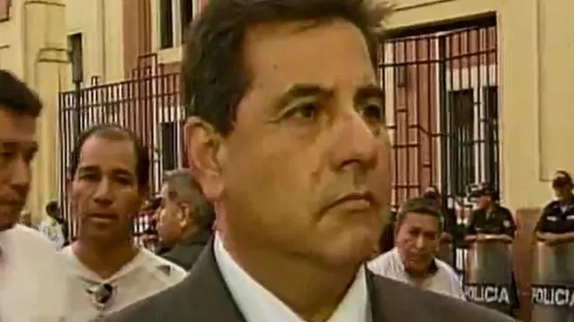 Abogado de alcalde de Chilca. Foto: captura de TV