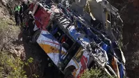 Accidente en Matucana: Hallan el cuerpo de uno de los pasajeros del bus volcado
